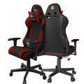 Fotel gamingowy  czarno-czerwony regulowany, ergonomiczny, poduszki lędźwiowa GC-SCORPION-01X