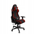 Fotel gamingowy  czarno-czerwony regulowany, ergonomiczny, poduszki lędźwiowa GC-SCORPION-01X