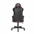 Fotel gamingowy  czarno-czerwony regulowany, ergonomiczny, poduszki lędźwiowa GC-SCORPION-01X