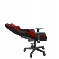 Fotel gamingowy  czarno-czerwony regulowany, ergonomiczny, poduszki lędźwiowa GC-SCORPION-01X