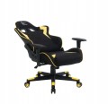 Ergonomiczny FOTEL gamingowy czarno-żółte ekoskóra GC-SCORPION-05X
