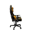Ergonomiczny FOTEL gamingowy czarno-żółte ekoskóra GC-SCORPION-05X