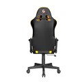Ergonomiczny FOTEL gamingowy czarno-żółte ekoskóra GC-SCORPION-05X
