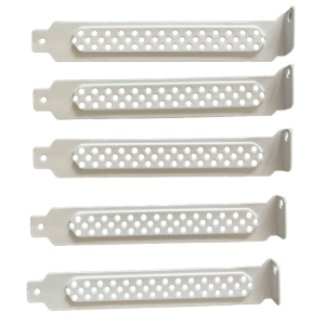 5 x Zaślepka śledź slotu PCI do obudowy Fornax ATX biała
