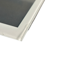 Lewy panel boczny do obudowy Fornax 4000W biała szkło hartowane