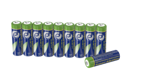 Zestaw 10 szt x Baterie AA Super Alkaliczne LR6 1,5V – Długa żywotność Gembird
