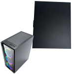 Prawy panel boczny do obudowy Fornax 1500RGB czarny blacha