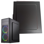 Prawy panel boczny do obudowy M100RGB / M100B czarna blacha