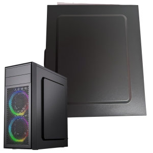 Prawy panel boczny do obudowy M100RGB / M100B czarna blacha