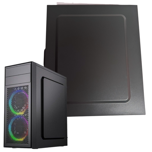 Prawy panel boczny do obudowy M100RGB / M100B czarna blacha