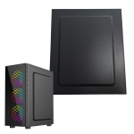 Prawy panel boczny do obudowy Fornax 500 czarny blacha