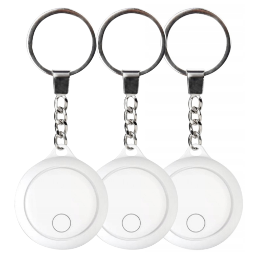 Zestaw 3 x SMART TAG LOKALIZATOR Bluetooth iOS Apple Tag  GEMBIRD BIAŁY