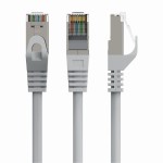KABEL SIECIOWY PATCHCORD LAN  RJ45 CAT6 KAT.6 FTP SZARY 1.5M