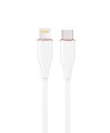Kabel USB-C - LIGHTNING do Apple Iphone CM8PM  1,5M silikon BIAŁY