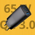 SZYBKA ŁADOWARKA DO SMARTFONA  KOSTKA SIECIOWA GaN qc 3.0 65W + KABEL USB-C 1.8M