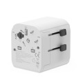 Uniwersalna Przejściówka ADAPTER Gniazda US UK AU CN Ładowarka USB  12W Gembird