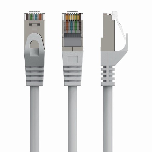 KABEL SIECIOWY PATCHCORD LAN ETHERNET RJ45 CAT6 KAT.6 FTP EKRANOWANY 1M