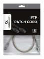 KABEL SIECIOWY PATCHCORD LAN ETHERNET RJ45 CAT6 KAT.6 FTP EKRANOWANY 1M
