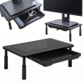 GEMBIRD Regulowana podstawka pod monitor z szufladą MS-TABLE-D-01