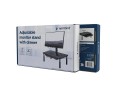 GEMBIRD Regulowana podstawka pod monitor z szufladą MS-TABLE-D-01