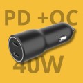 ZESTAW ŁADOWARKA DO SAMOCHODU ZAPALNICZKA SAMOCHODOWA + KABEL USB-C 3.1