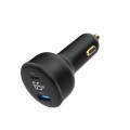 SZYBKA ŁADOWARKA SAMOCHODOWA 65W USB 3.1 + KABEL USB-C USB 1,8M 3A