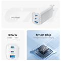 SZYBKA ŁADOWARKA DO SMARTFONA  KOSTKA SIECIOWA GaN qc 3.0 65W + KABEL USB-C 1M
