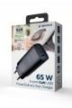 SZYBKA ŁADOWARKA DO SMARTFONA  KOSTKA SIECIOWA GaN qc 3.0 65W + KABEL USB-C 1.8M