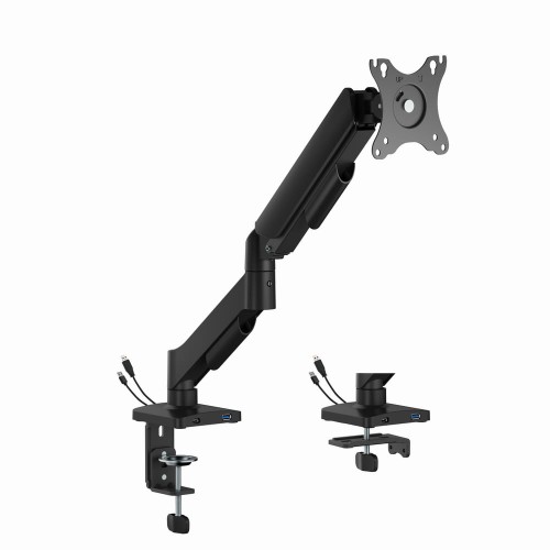 Biurkowe ramię na jeden monitor 17" - 32"  z portami USB MA-DA1U-01