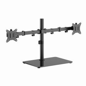 Stojak biurkowy na dwa monitory   17" - 32" do  9kg VESA MS-D2ST-01 Gembird