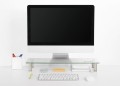 Szklana podstawka pod monitor MS-TABLE-GM-01 M szkło hartowane