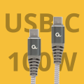 Kabel premium USB-C do Typ-C 100W Power Delivery 1,5 m szary Cablexpert