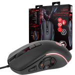 Przewodowa Mysz do Gier RAGNAR RX500 LED, 10 przycisków, 7200DPI, 2.4 GH 