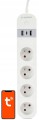 INTELIGENTNA LISTWA ZASILAJĄCA TUYA SMART WIFI Z ŁADOWARKĄ USB 1,5 m