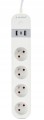 INTELIGENTNA LISTWA ZASILAJĄCA TUYA SMART WIFI Z ŁADOWARKĄ USB 1,5 m