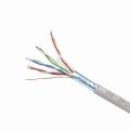 KABEL SIECIOWY LAN FTP KAT.5E CCA SKRĘTKA GEMBIRD 100M SZARY