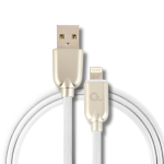Kabel USB-A - LIGHTNING do Apple Iphone CM8PM 2M silikon BIAŁY 