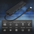 4-Portowy HUB USB Typ C do USB 3.1 – Rozdzielacz 5Gb/s UHB-CM-U3P4P-01