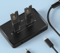 Stacja klonująca dysk  SSD NVME PCIE M.2 USB-C 3.2 M2 adapter do 4TB 10GBPS