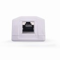 Gniazdo natynkowe Cablexpert RJ45 kat. 6A FTP – widok z innej perspektywy