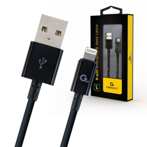 Kabel USB-A do LIGHTNING Apple Iphone CM8PM 1m czarny