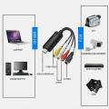USB Video Grabber UVG-002 – Konwerter VHS na cyfrowy, RCA/S-Video, USB 3.0/2.0