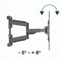 Uchwyt ścienny do TV 32" – 75" WM-75ST-01 – obrotowy i pochylany, 45 kg, VESA