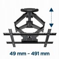Uchwyt ścienny do TV 32" – 75" WM-75ST-01 – obrotowy i pochylany, 45 kg, VESA