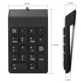Bezprzewodowa klawiatura numeryczna KPD-W-02 – 18 klawiszy, nano USB + adapter na USB-C