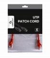 KABEL SIECIOWY PATCHCORD LAN ETHERNET RJ45 CAT6 UTP 1,5M CZERWONY