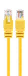 KABEL SIECIOWY PATCHCORD LAN ETHERNET RJ45 CAT6 UTP 1,5M ŻÓŁTY