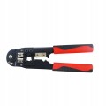 Modułowa Zaciskarka 3w1 ZACISKACZ wtyków RJ45 RJ12 RJ11 LAN 8P8C
