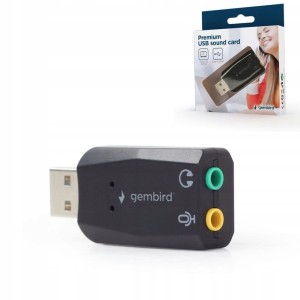 Karta dźwiękowa USB 2.0 Gembird SC-USB-01 "Virtus PLUS" adapter dźwięku