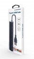 Hub USB 2.0 7-portowy UHB-U2P7-04 – czarny, slim